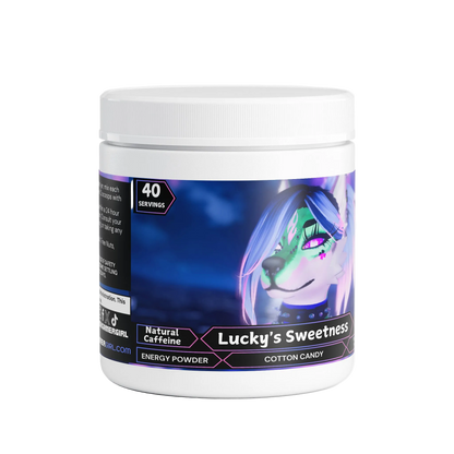 LuckyTheWolf - Lucky's Sweetness Energy Powder (Cotton Candy)