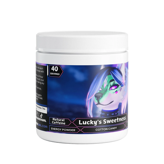 LuckyTheWolf - Lucky's Sweetness Energy Powder (Cotton Candy)