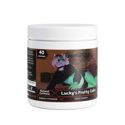 LuckyTheWolf - Lucky's Fruity Cake Energy Powder (Fruit Punch)