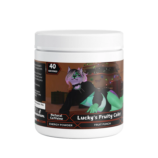 LuckyTheWolf - Lucky's Fruity Cake Energy Powder (Fruit Punch)