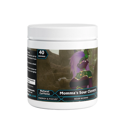 LuckyTheWolf - Momma's Sour Clovers Focus Powder (Sour Worms)