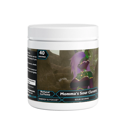 LuckyTheWolf - Momma's Sour Clovers Focus Powder (Sour Worms)
