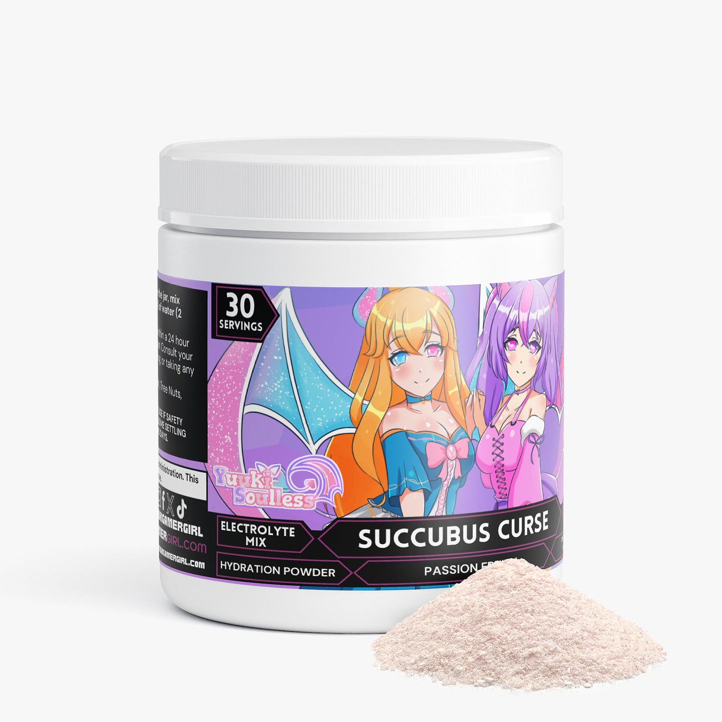 YuukiSoulless - Succubus Curse Hydration Powder (Passion Fruit)