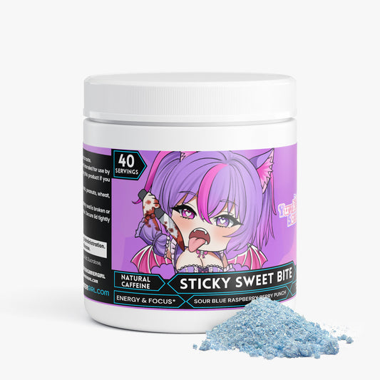 YuukiSoulless - Sticky Sweet Bite Focus Powder (Sour Raspberry Berry Punch)