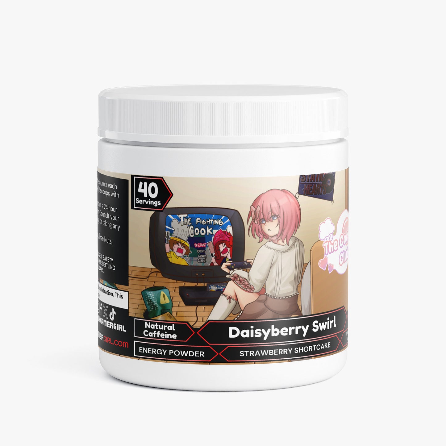 Team Tinybill - Daisyberry Swirl Energy Powder (Strawberry Shortcake)