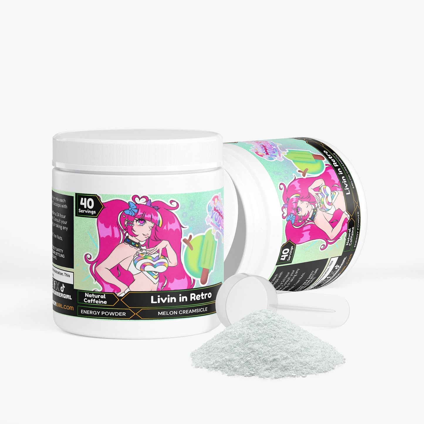 Momo Yumeko - Livin in Retro Energy Powder (Melon Creamsicle)