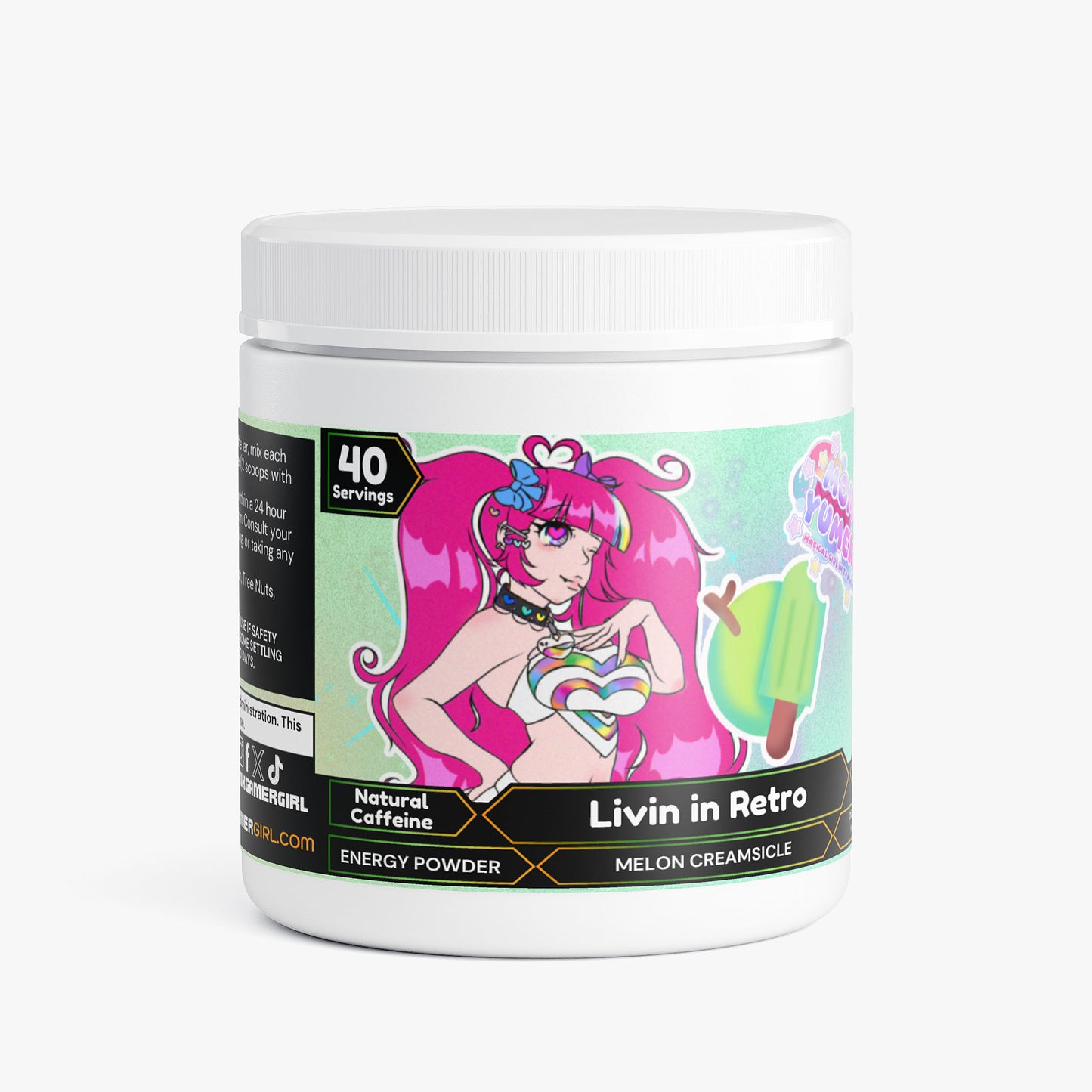 Momo Yumeko - Livin in Retro Energy Powder (Melon Creamsicle)
