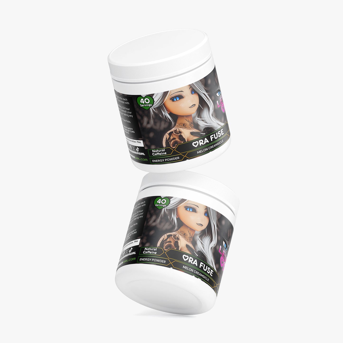 LewdyOra - Ora Fuse Energy Powder (Melon Creamsicle)