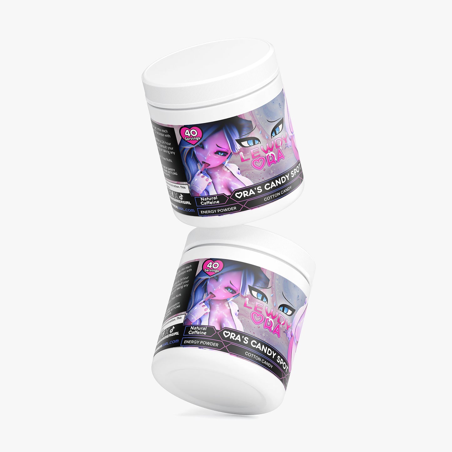 LewdyOra - Ora's Candy Spot Energy Powder (Cotton Candy)