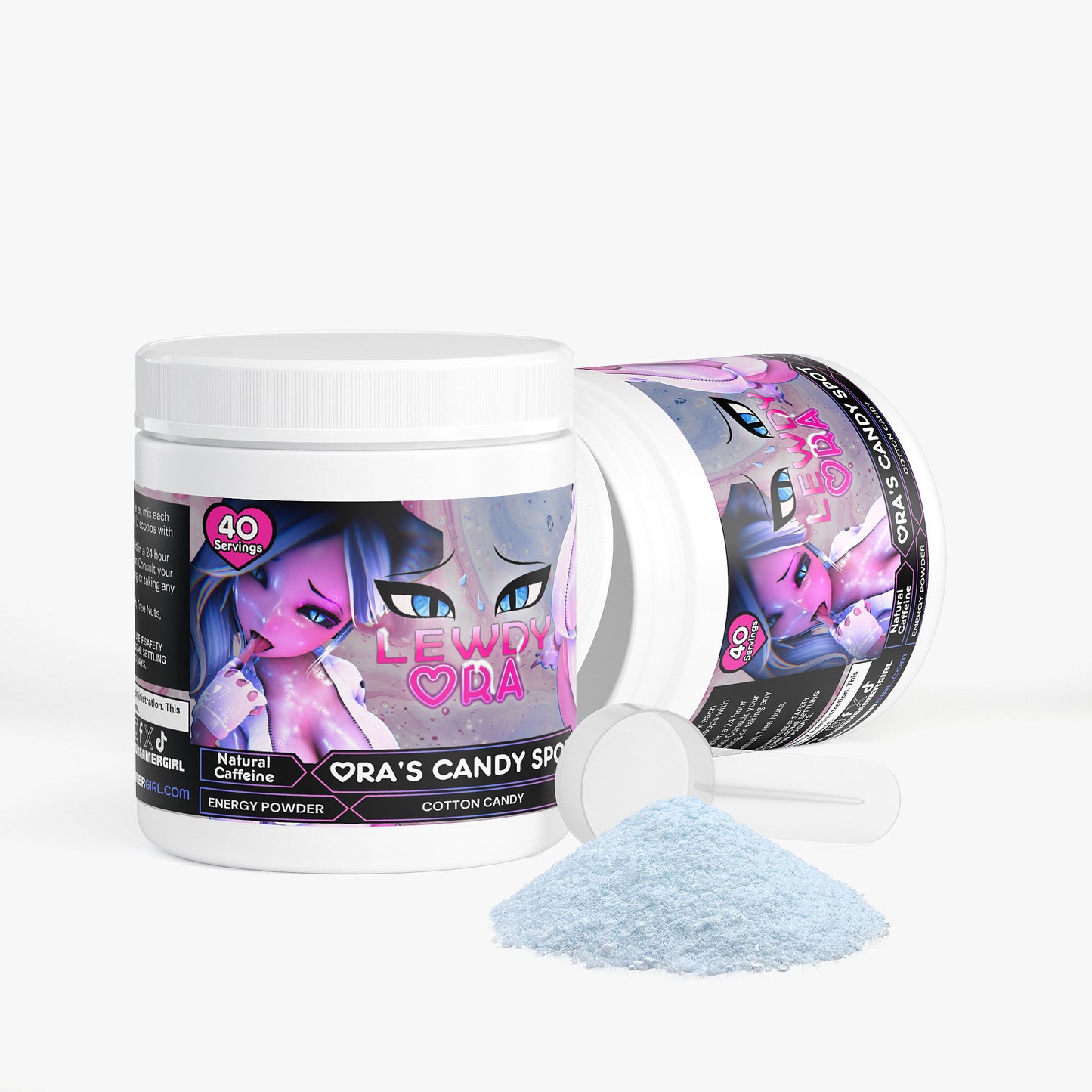 LewdyOra - Ora's Candy Spot Energy Powder (Cotton Candy)