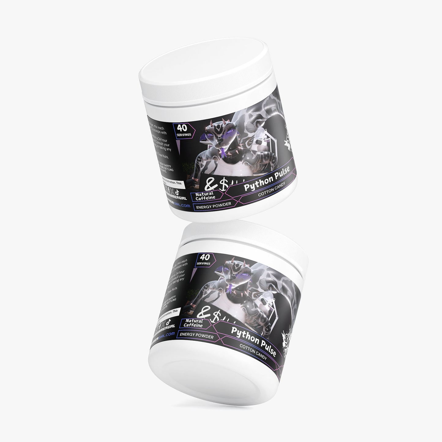 xSwampPuppyx - Python Pulse Energy Powder (Cotton Candy)
