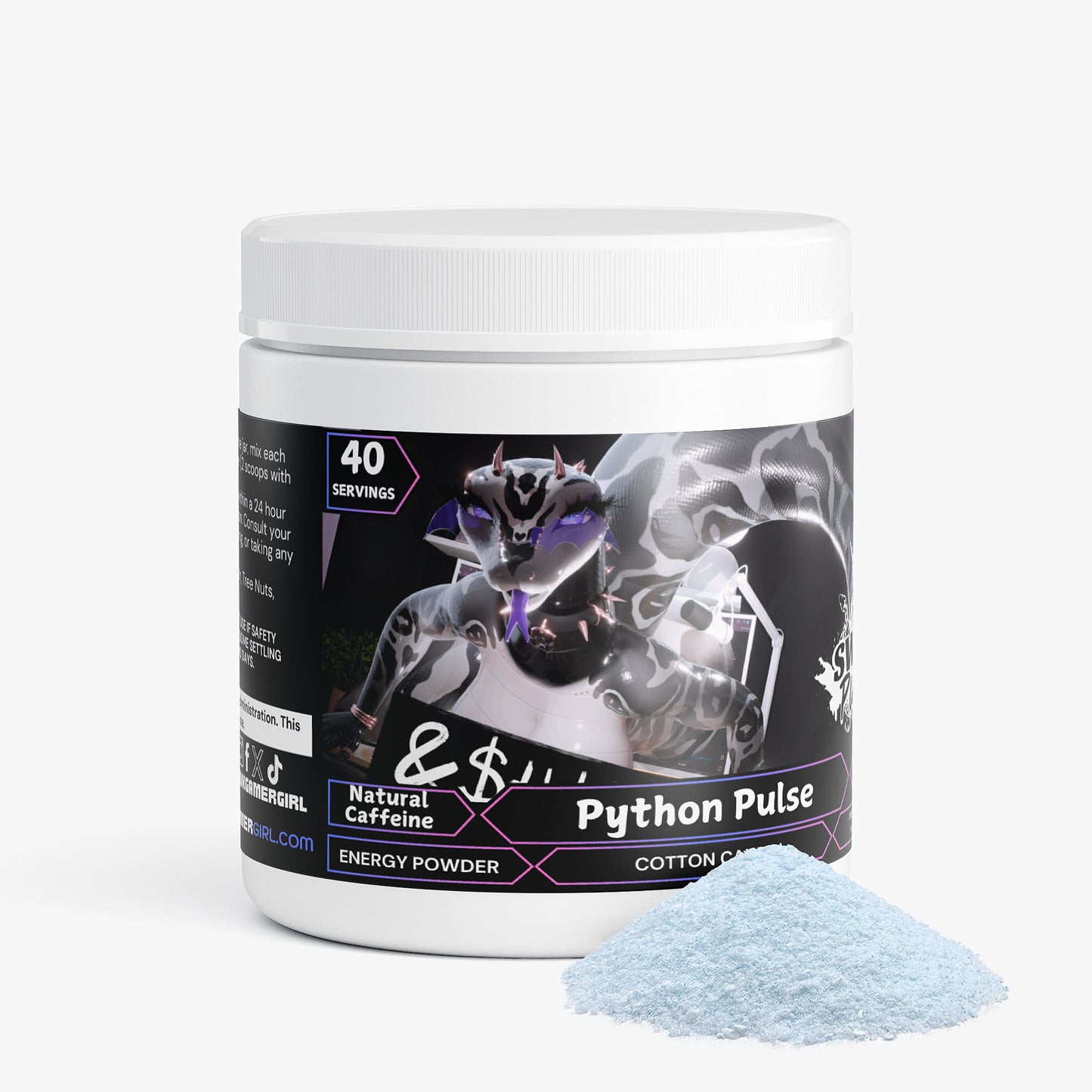 xSwampPuppyx - Python Pulse Energy Powder (Cotton Candy)