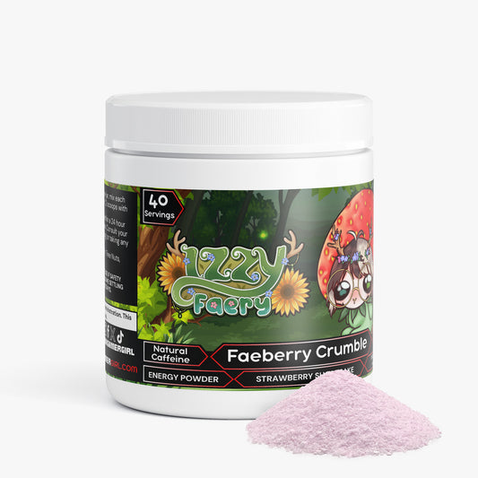 Izzy Faery - Faeberry Crumble Energy Powder (Strawberry Shortcake)