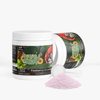 Izzy Faery - Faeberry Crumble Energy Powder (Strawberry Shortcake)