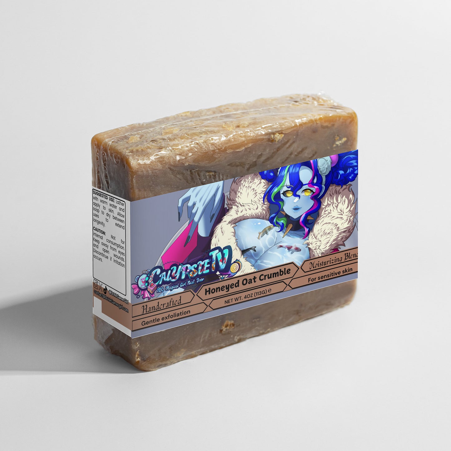 CalypsieVT - Honeyed Oat Crumble Oat Milk Honey Soap