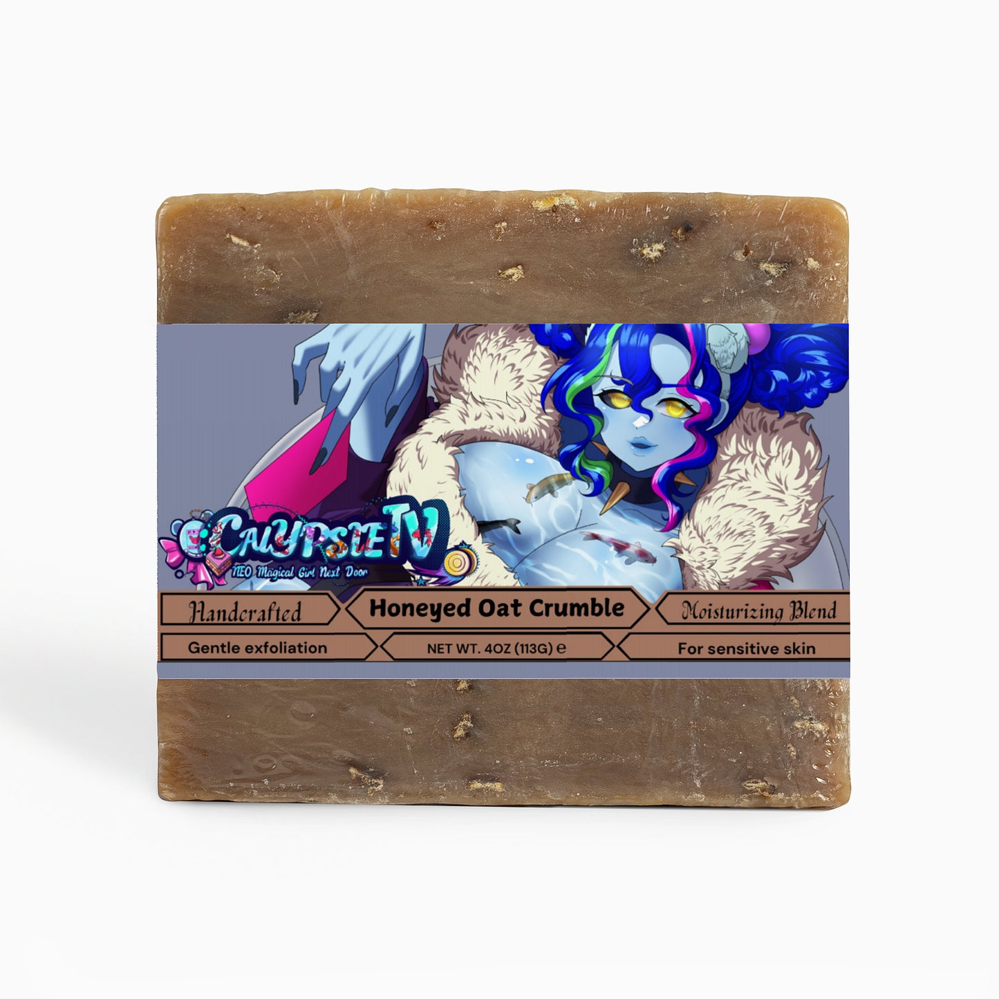 CalypsieVT - Honeyed Oat Crumble Oat Milk Honey Soap