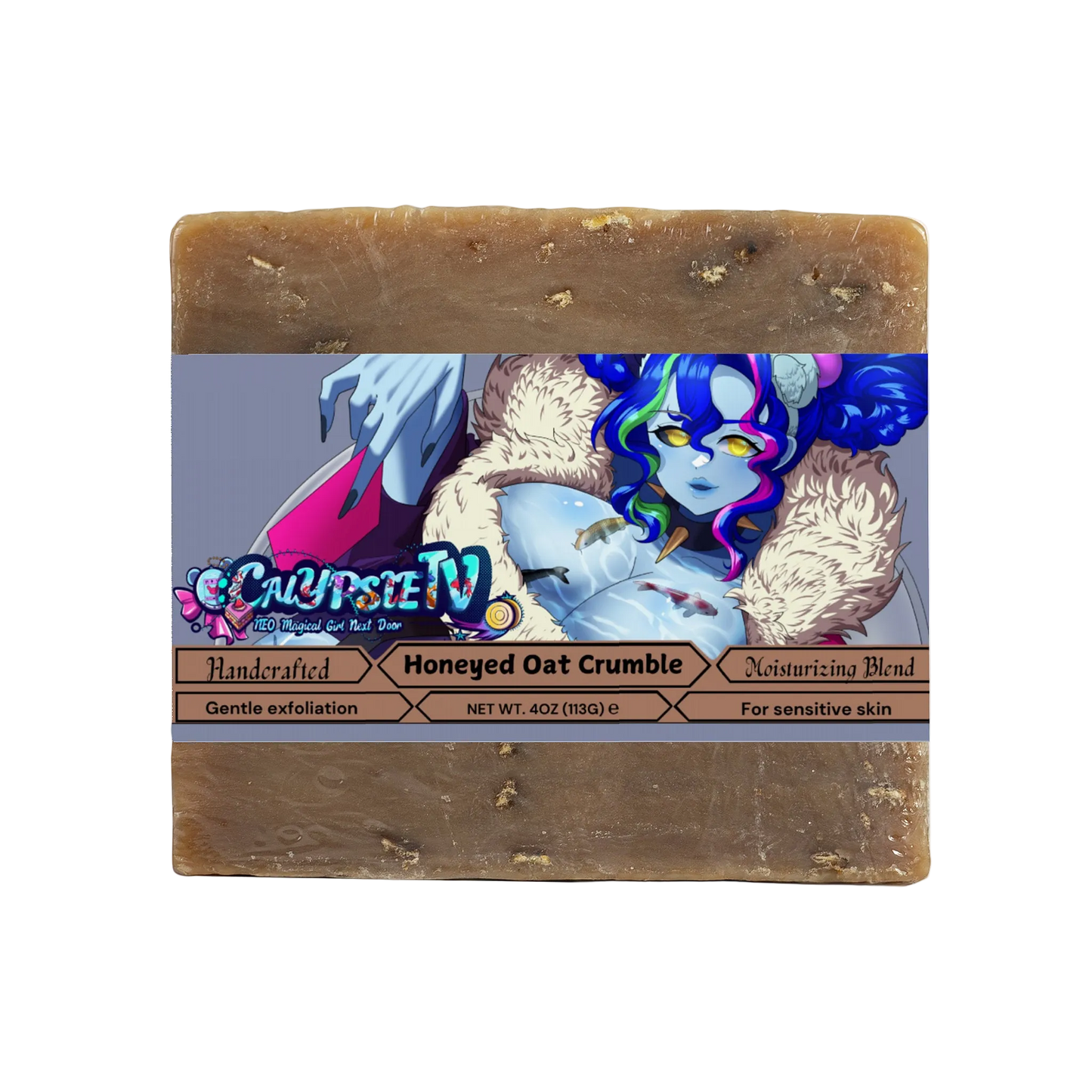 CalypsieVT - Honeyed Oat Crumble Oat Milk Honey Soap