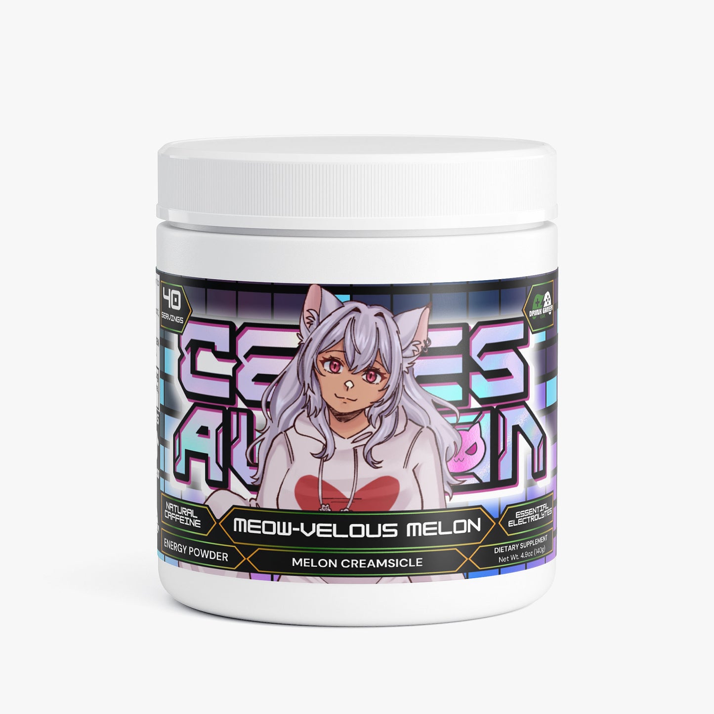 Celes Aurion - Meow-velous Melon Energy Powder (Melon Creamsicle)