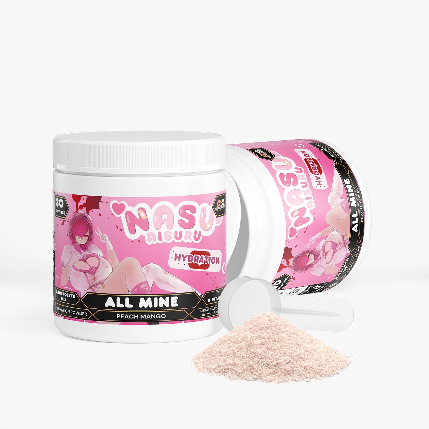 Nasu Aisuru - All Mine Hydration Powder (Peach Mango)