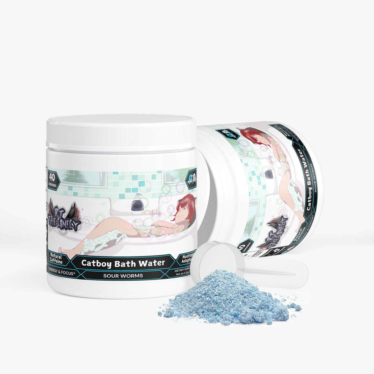RJ_TheLonelyVT - Catboy Bath Water Focus Powder (Sour Worms)