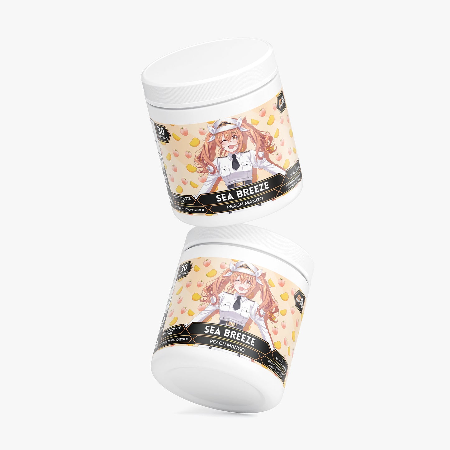 AdmiralTrina - Sea Breeze Hydration Powder (Peach Mango)
