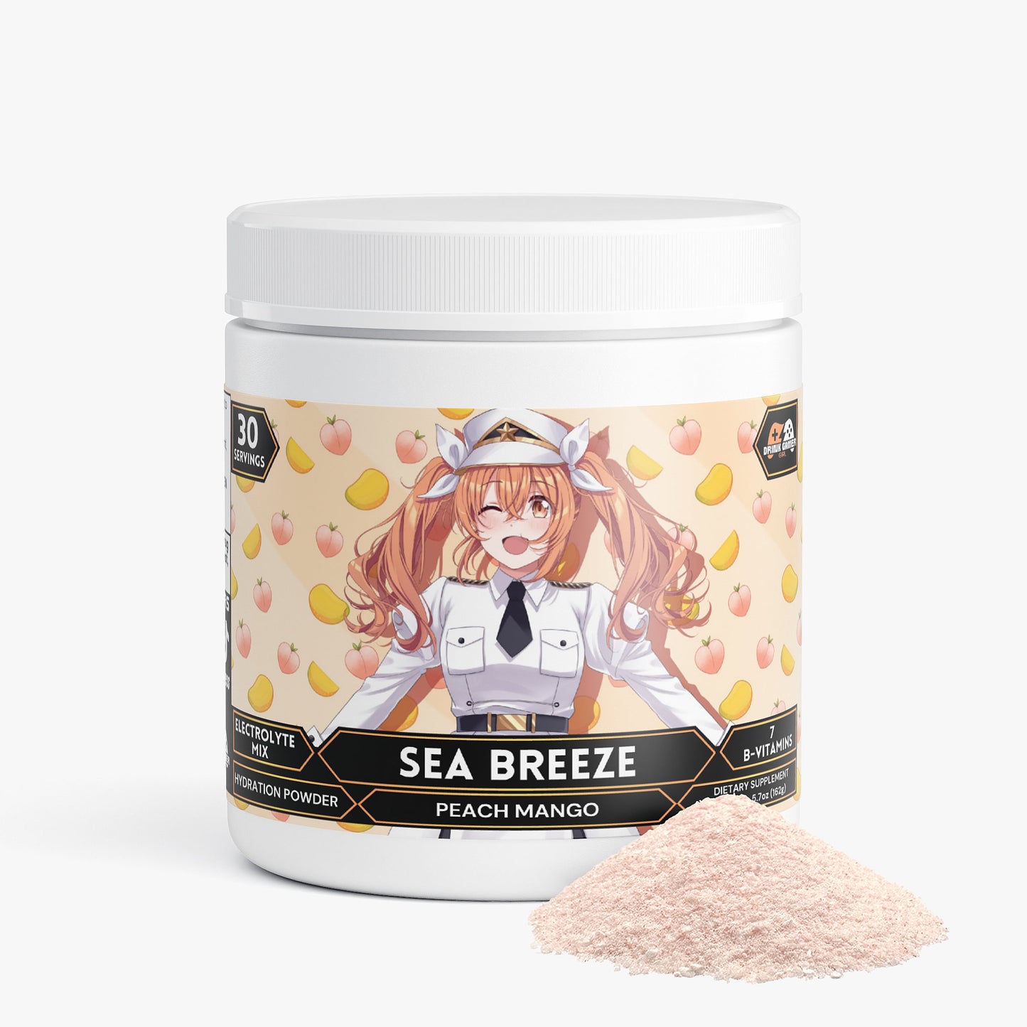 AdmiralTrina - Sea Breeze Hydration Powder (Peach Mango)