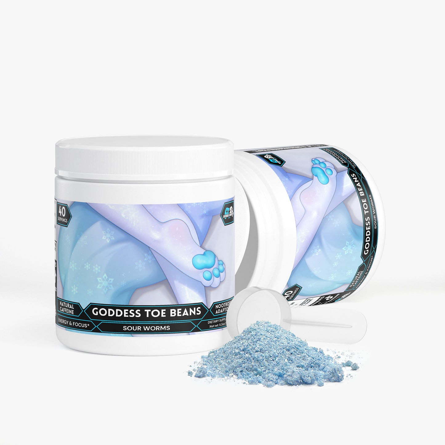 Honeybumz - Goddess Toe Beans Focus Powder (Sour Worms)