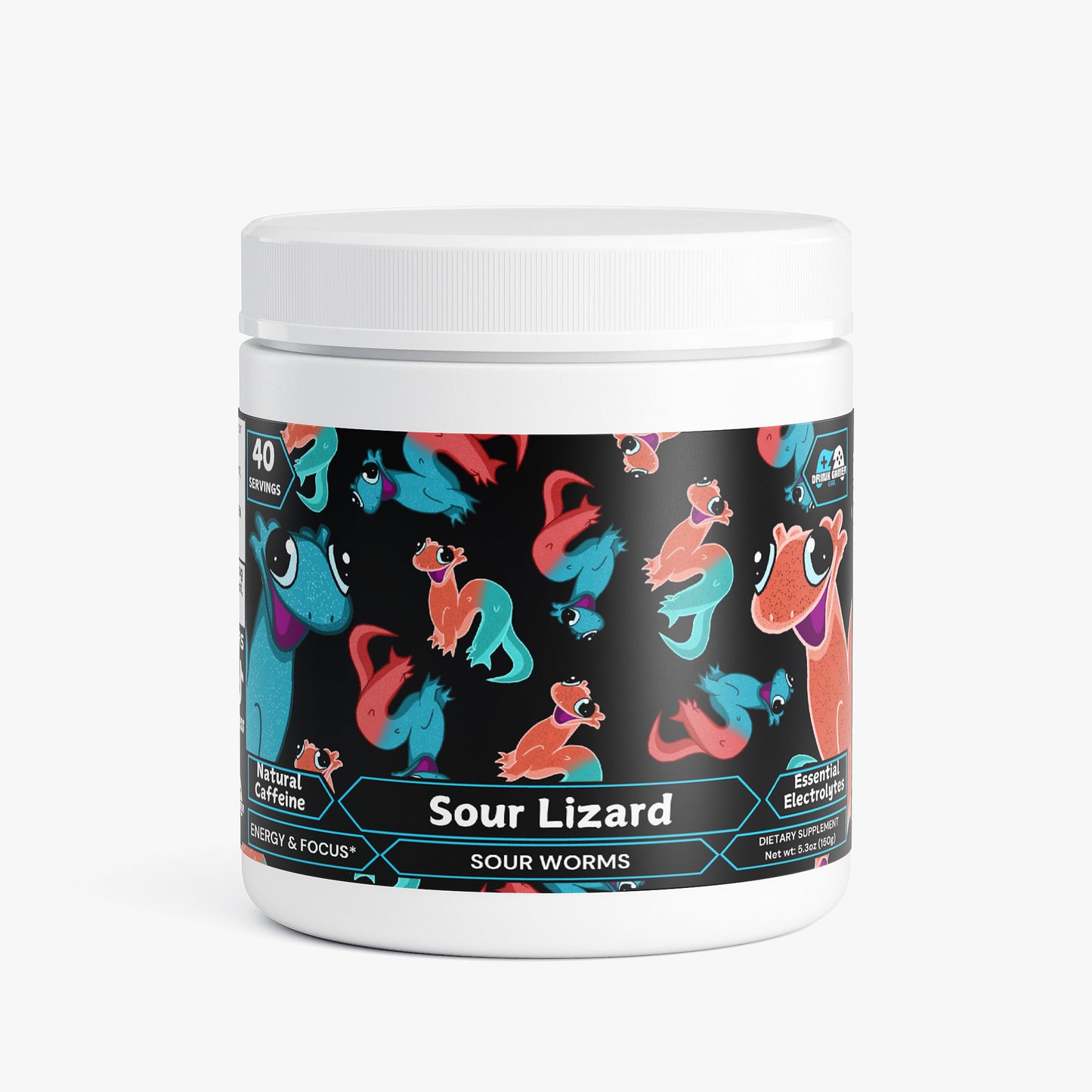 Sour Lizard - Focus Powder (SOUR Blue Raspberry Berry Punch)