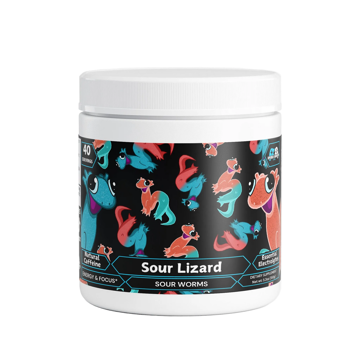 Sour Lizard - Focus Powder (SOUR Blue Raspberry Berry Punch)
