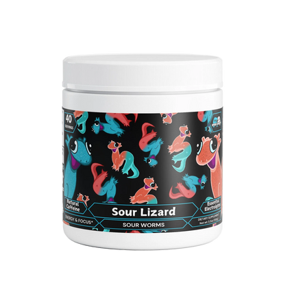 Sour Lizard - Focus Powder (SOUR Blue Raspberry Berry Punch)