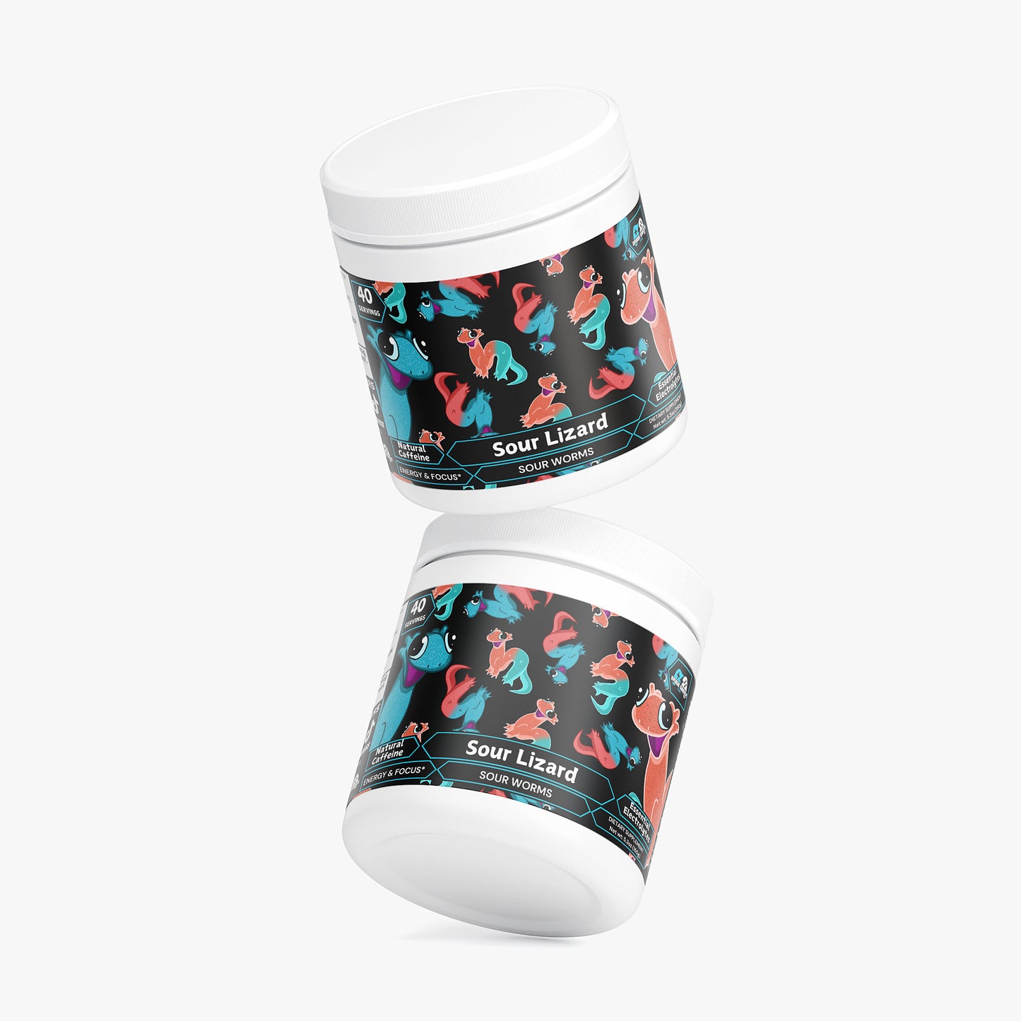Sour Lizard - Focus Powder (SOUR Blue Raspberry Berry Punch)