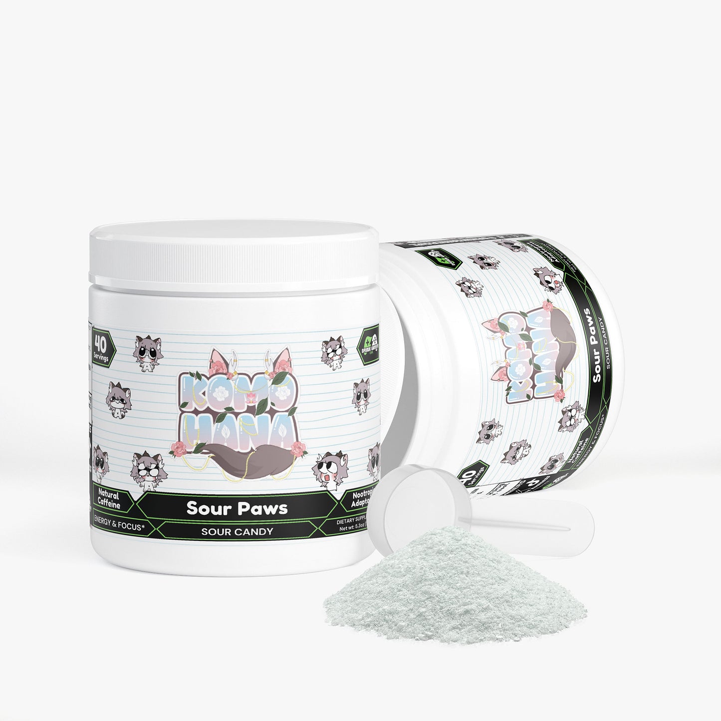 KomohanaVT - Sour Paws Focus Powder (Sour Candy)