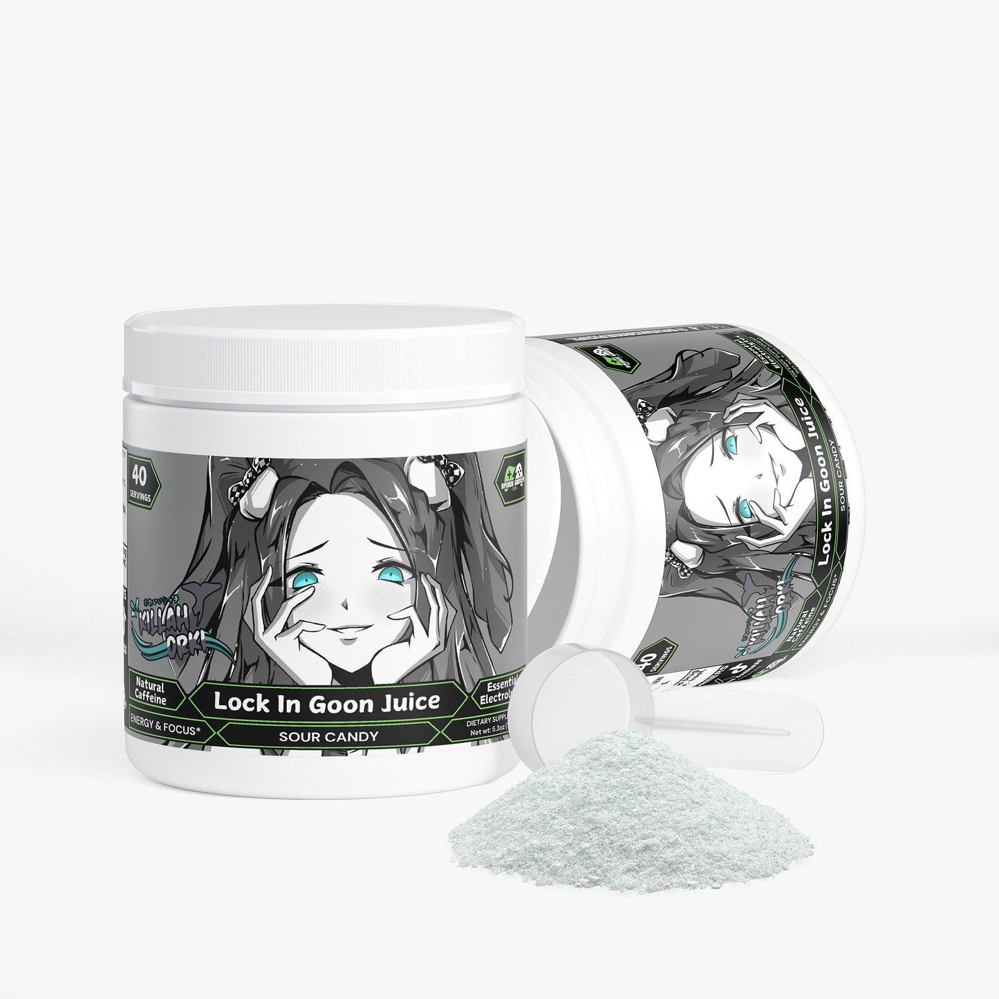 Killah Orki - Lock In Goon Juice Focus Powder (Sour Candy)