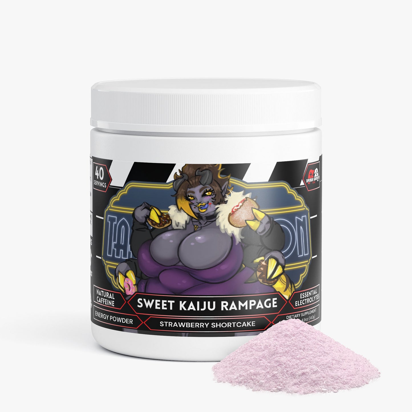 Take2Action - Sweet Kaiju Rampage Energy Powder (Strawberry Shortcake)
