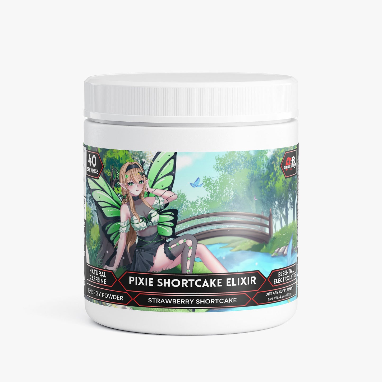 Sighcodelics - Pixie Shortcake Elixir Energy Powder (Strawberry Shortcake)