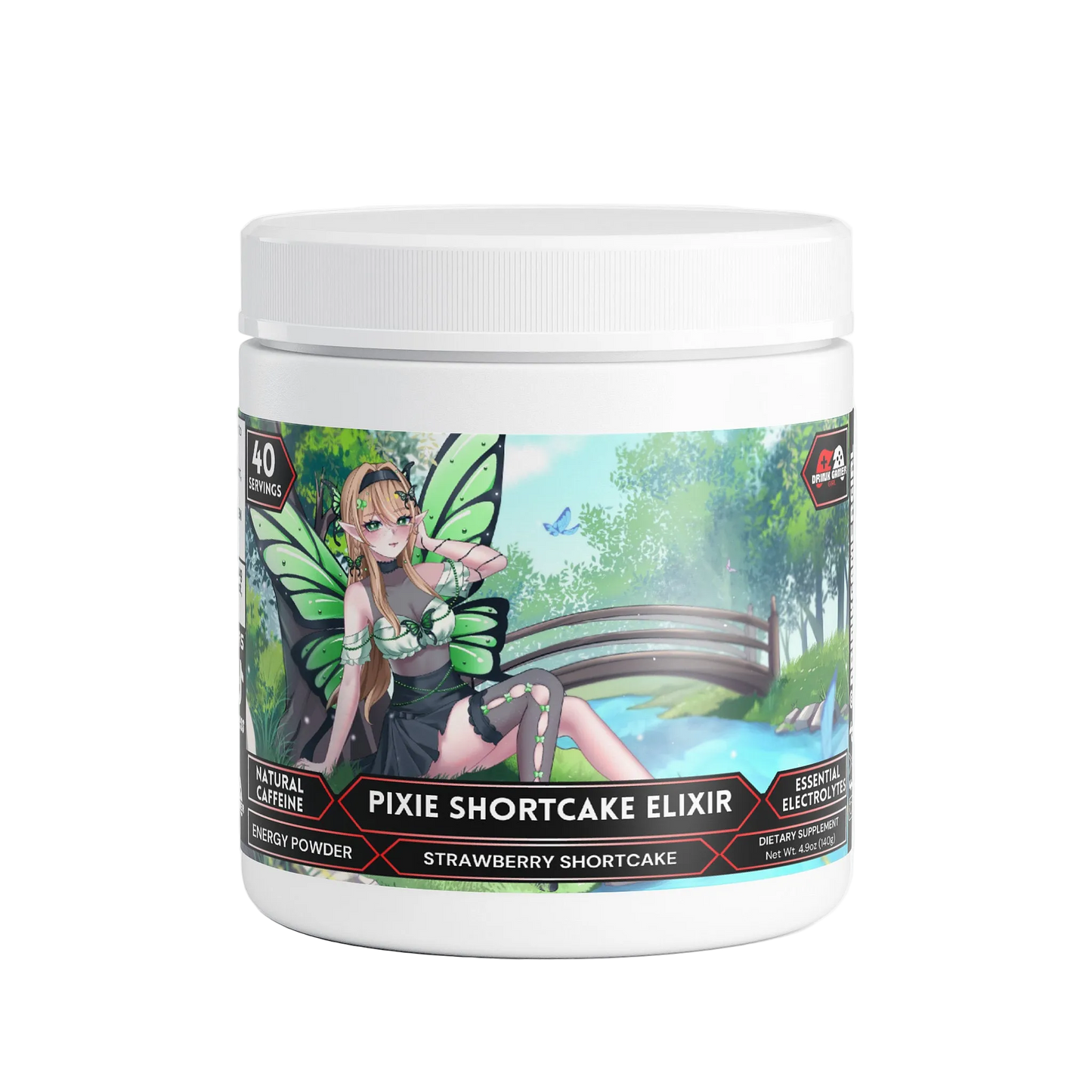 Sighcodelics - Pixie Shortcake Elixir Energy Powder (Strawberry Shortcake)