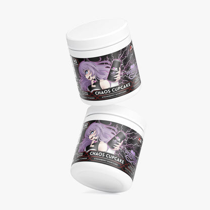 Dystastic - Chaos Cupcake Energy Powder (Strawberry Shortcake)