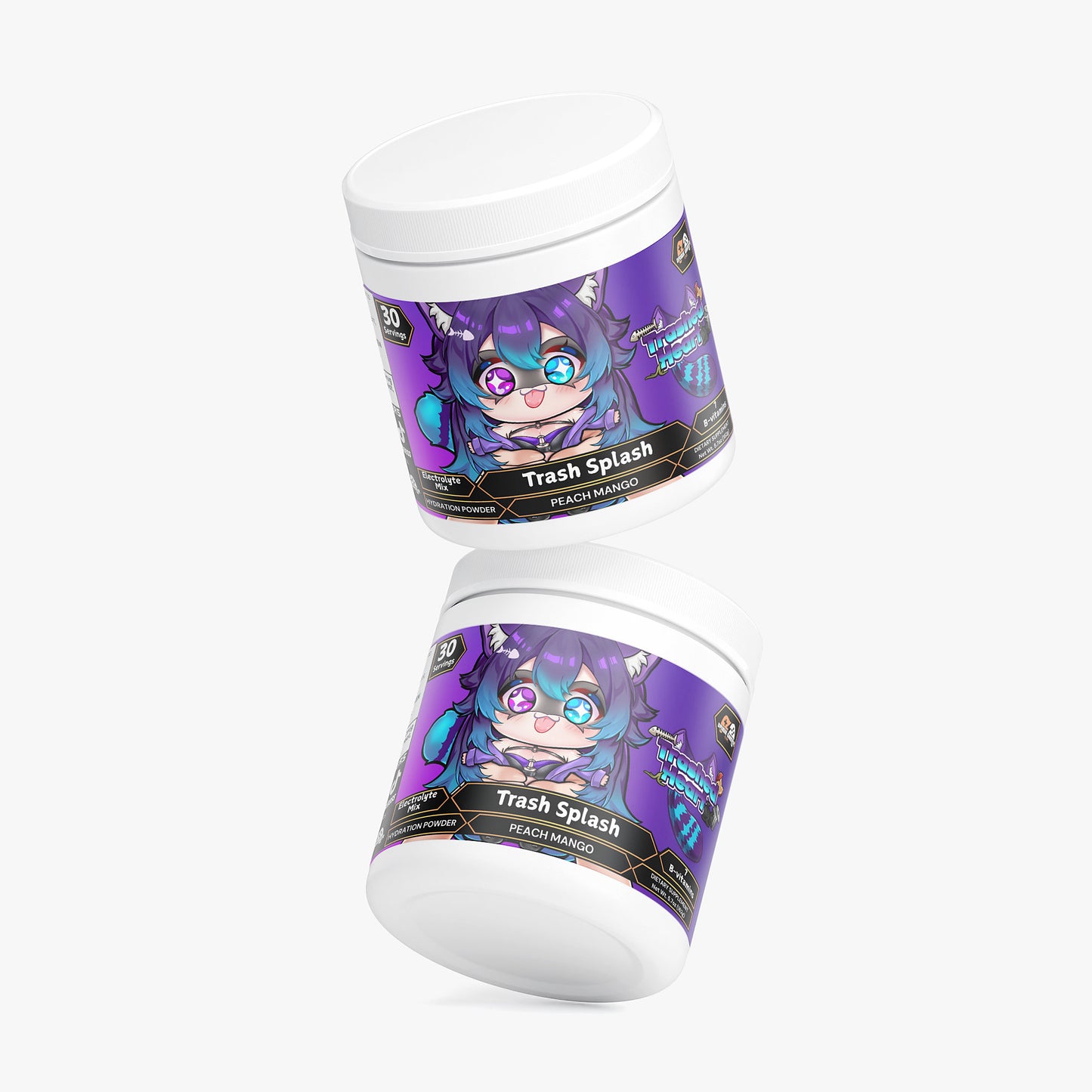 TrashedHeart - Trash Splash Hydration Powder (Peach Mango)