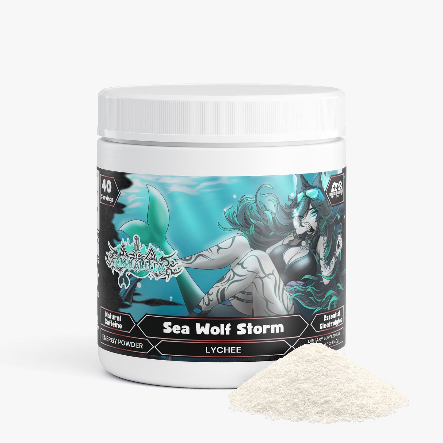 Akhi Luta - Sea Wolf Storm Energy Powder (Lychee Splash Energy)