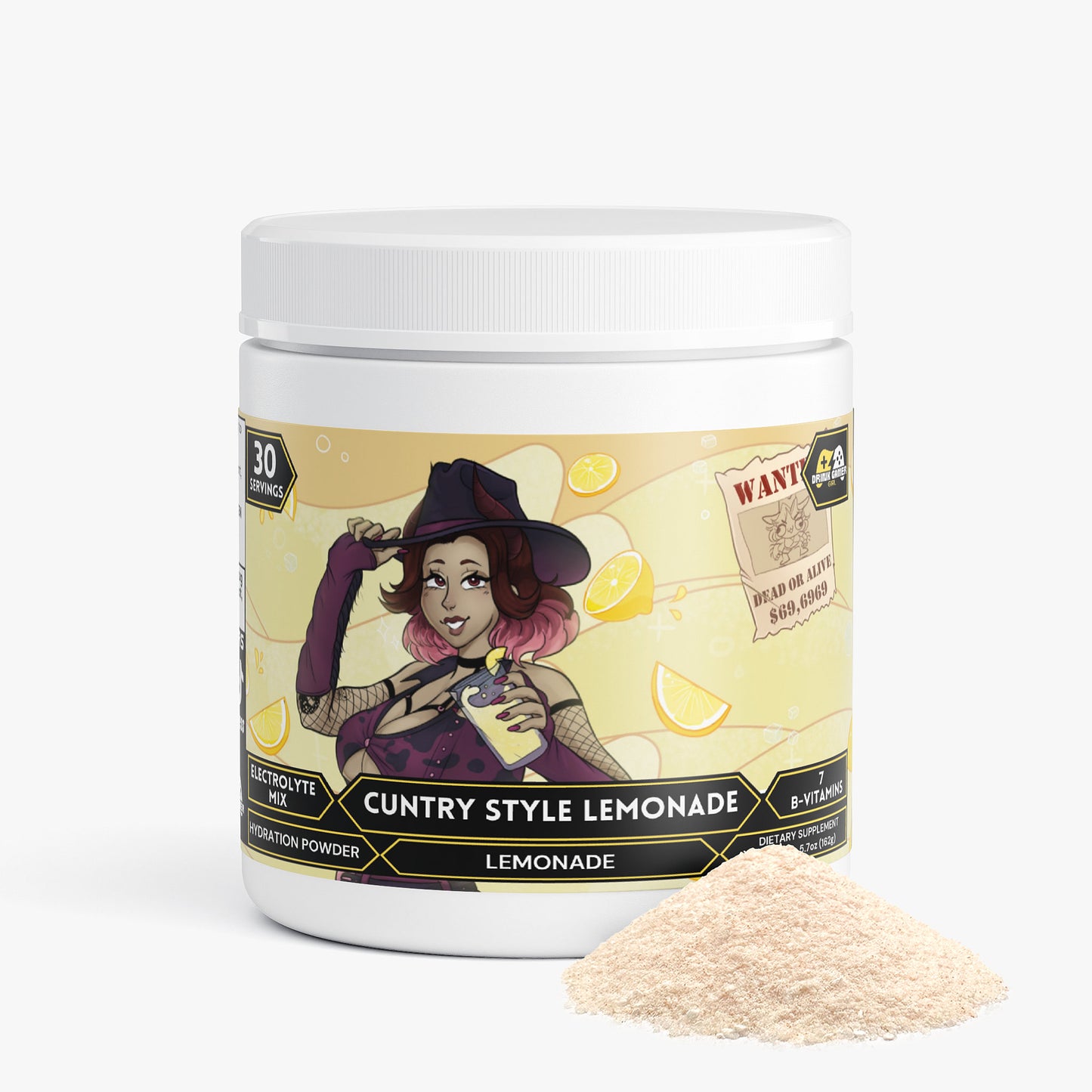 Asterisks - Cuntry Style Lemonade Hydration Powder (Lemonade)