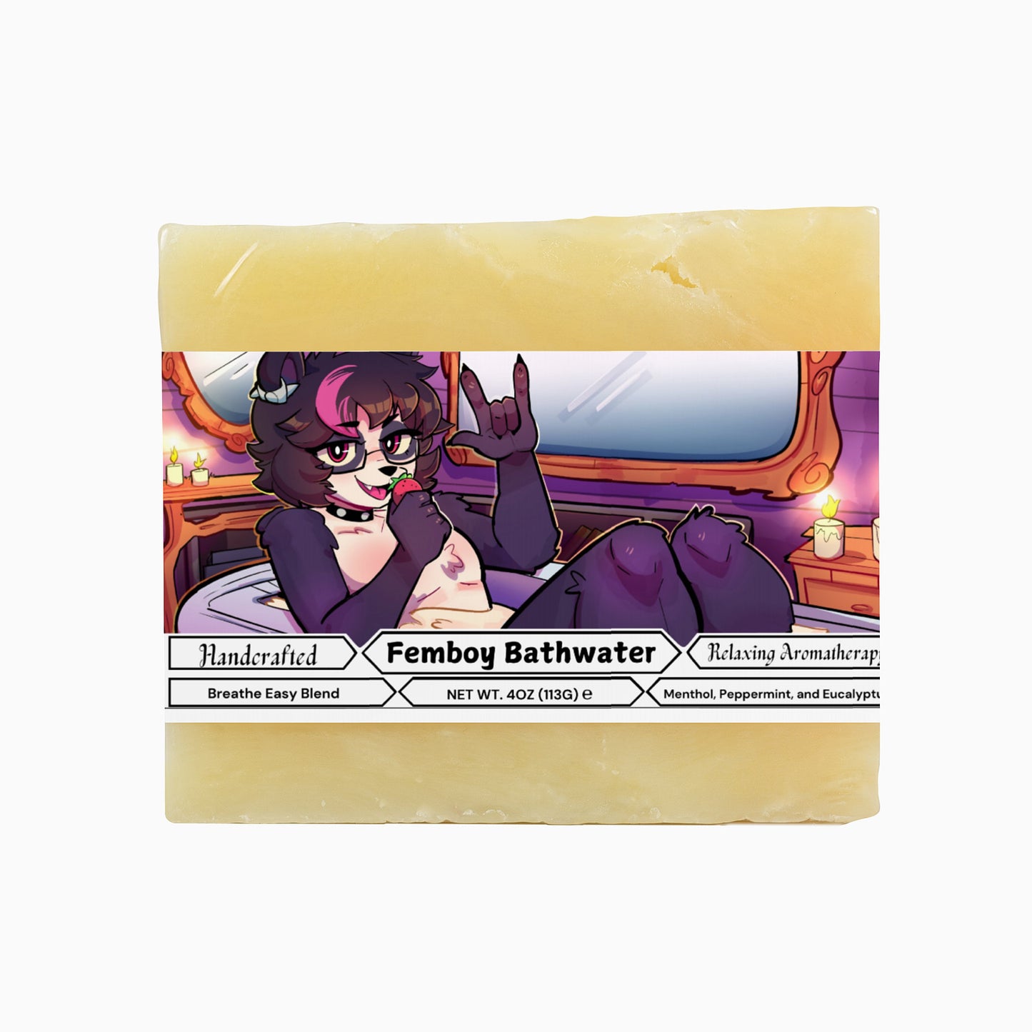 Berry - Femboy Bathwater Breathe Clear Soap