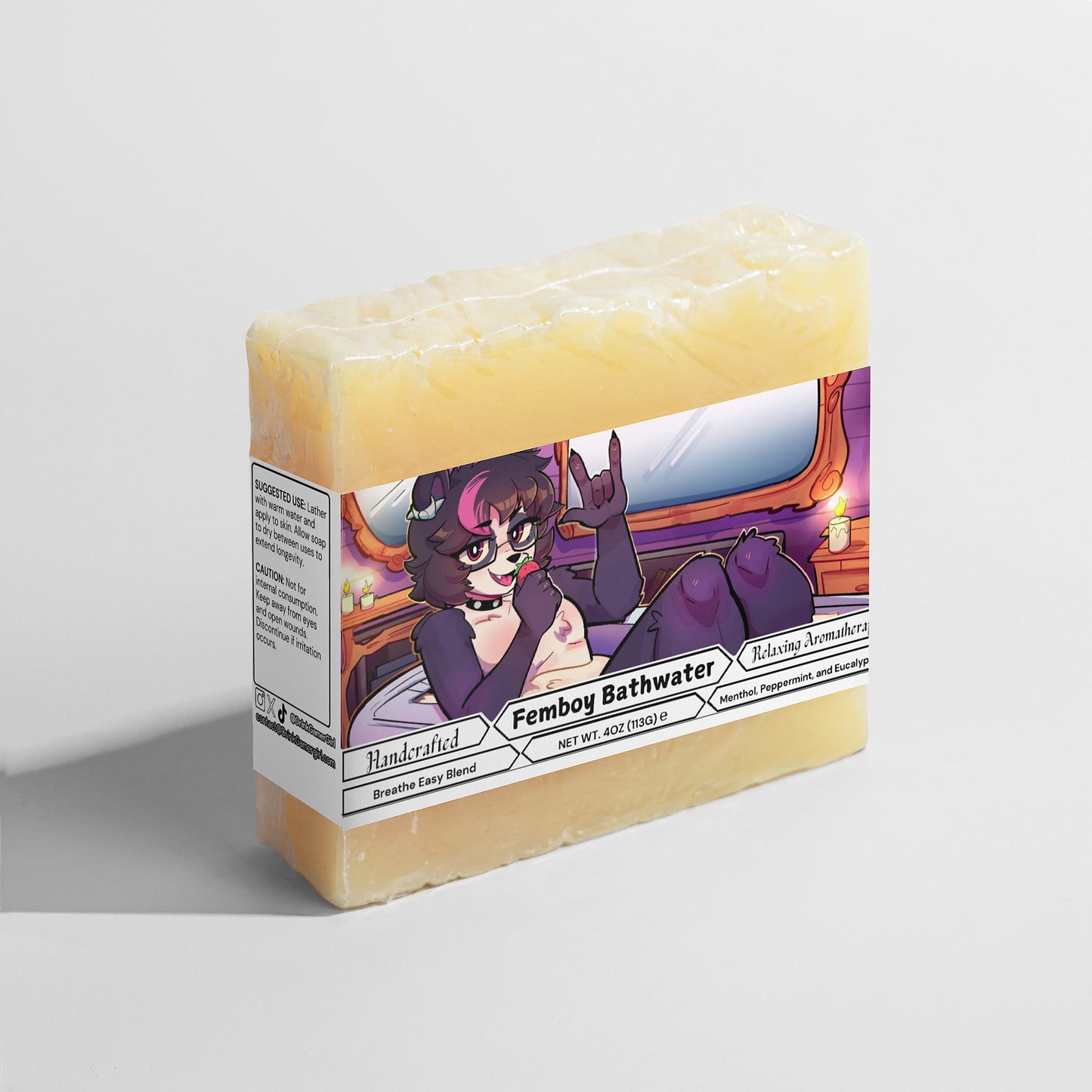 Berry - Femboy Bathwater Breathe Clear Soap