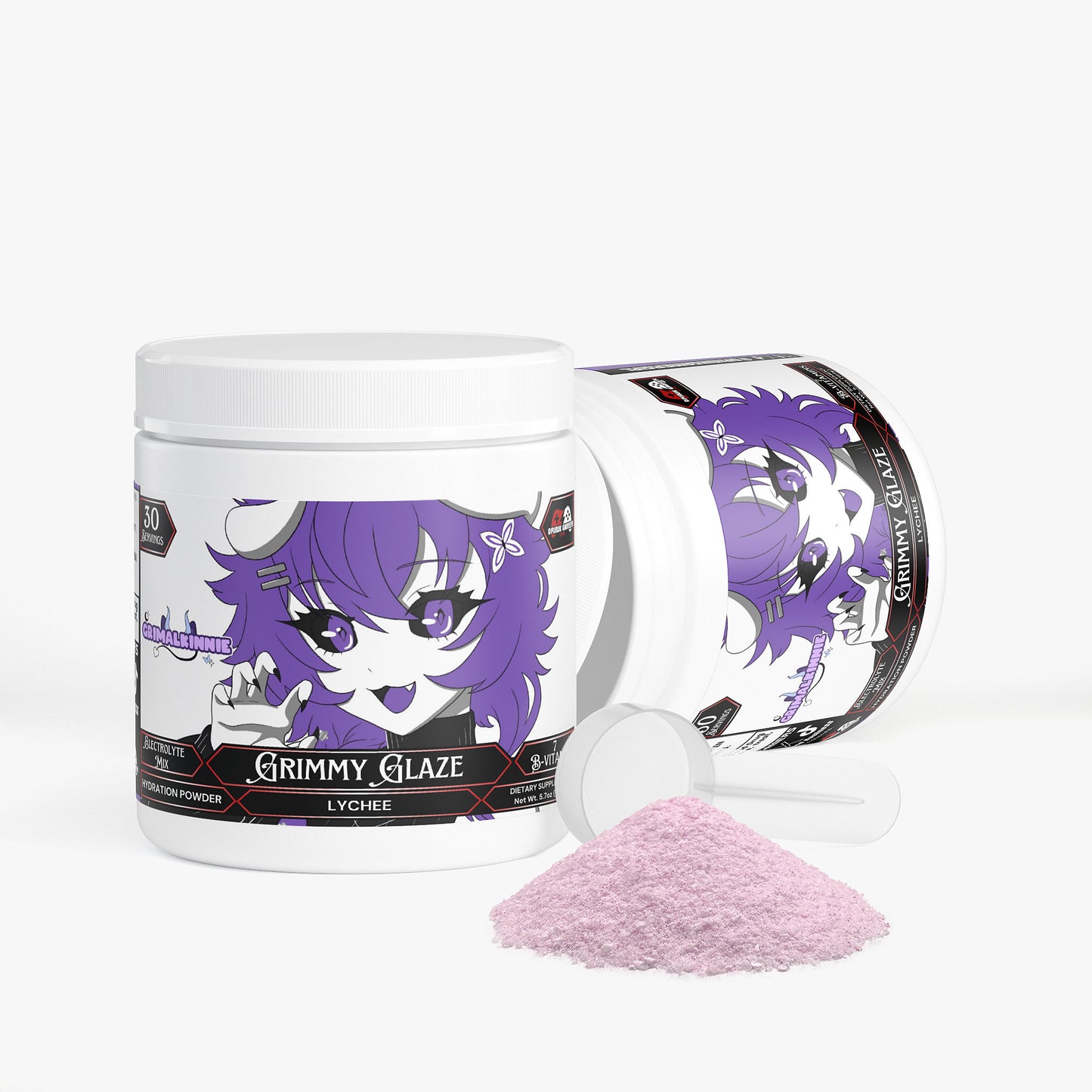Grimalkinnie - Grimmy Glaze Hydration Powder (Lychee)