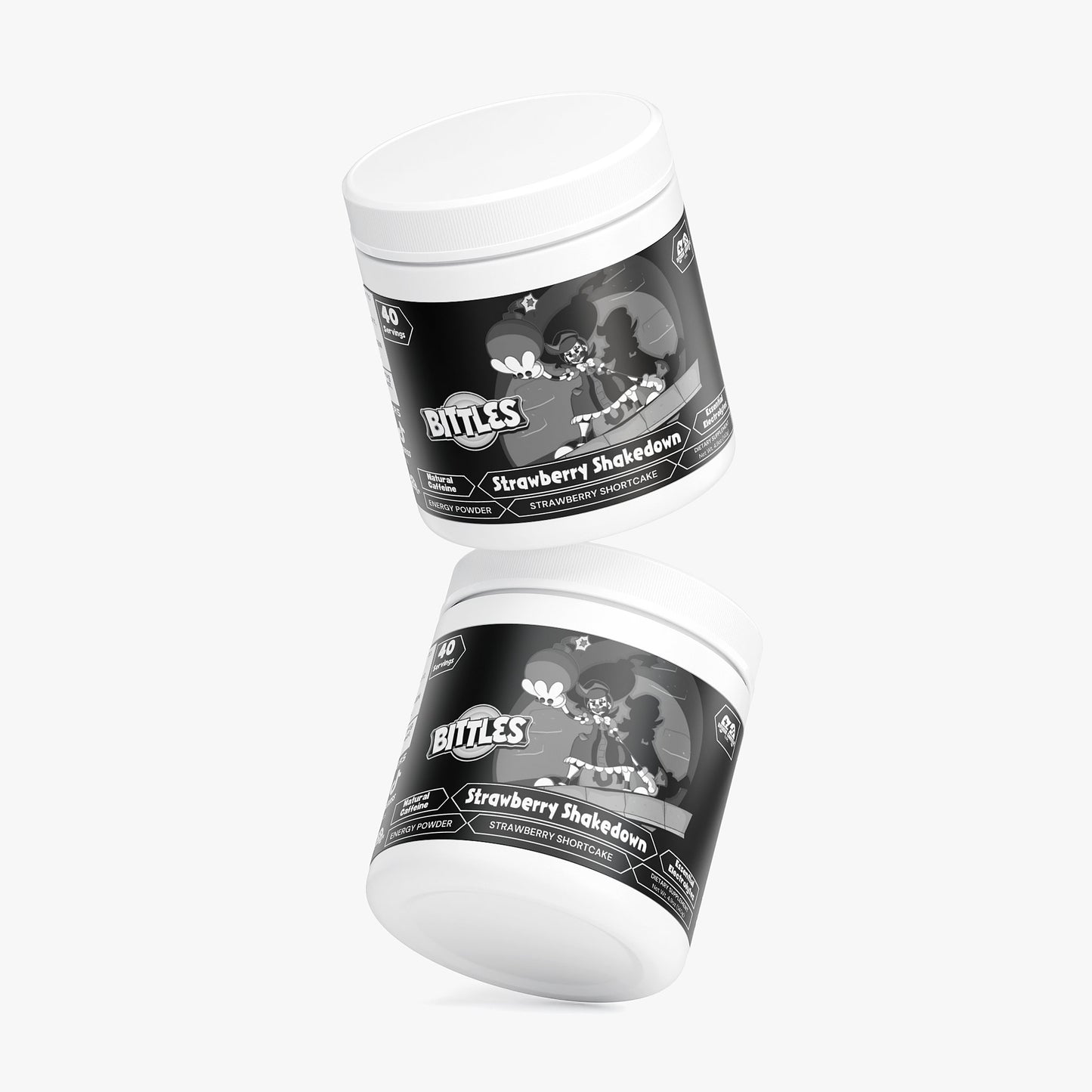 BittlesToon - Strawberry Shakedown Energy Powder (Strawberry Shortcake)