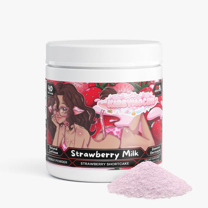 Kirbymochii - Strawberry Milk Energy Powder (Strawberry Shortcake)