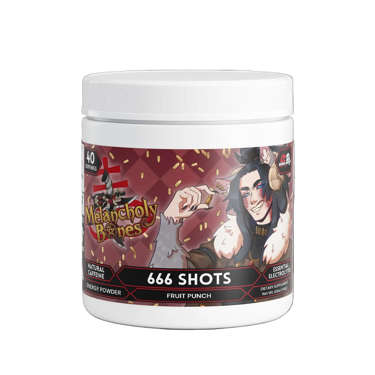 Melancholy Bones - 666 Shots Energy Powder (Fruit Punch)