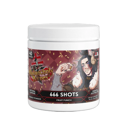 Melancholy Bones - 666 Shots Energy Powder (Fruit Punch)