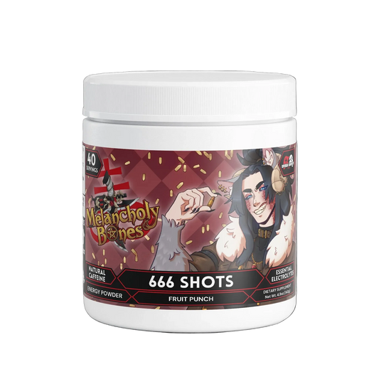 Melancholy Bones - 666 Shots Energy Powder (Fruit Punch)