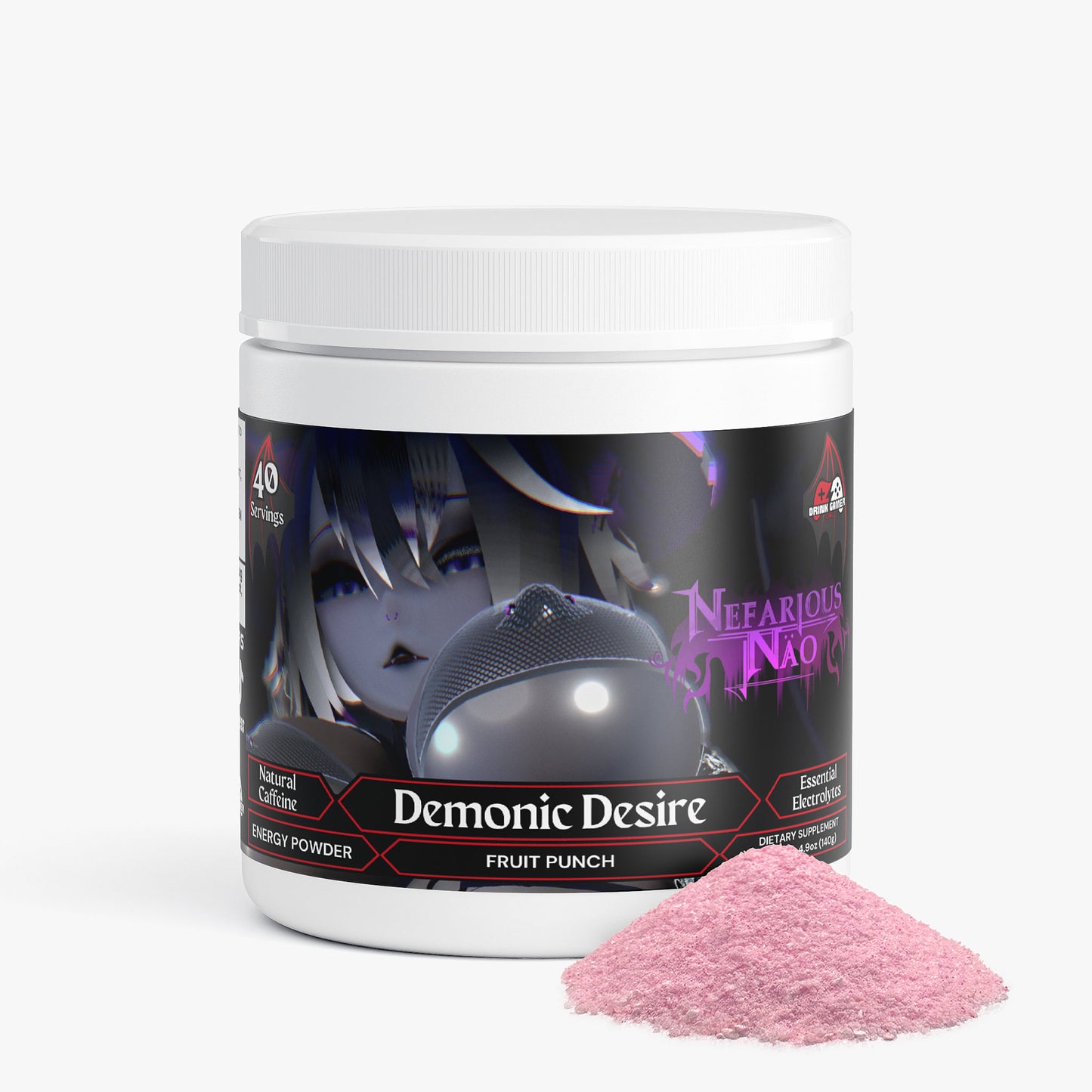 Nefarious Nao - Demonic Desire Energy Powder (Fruit Punch)