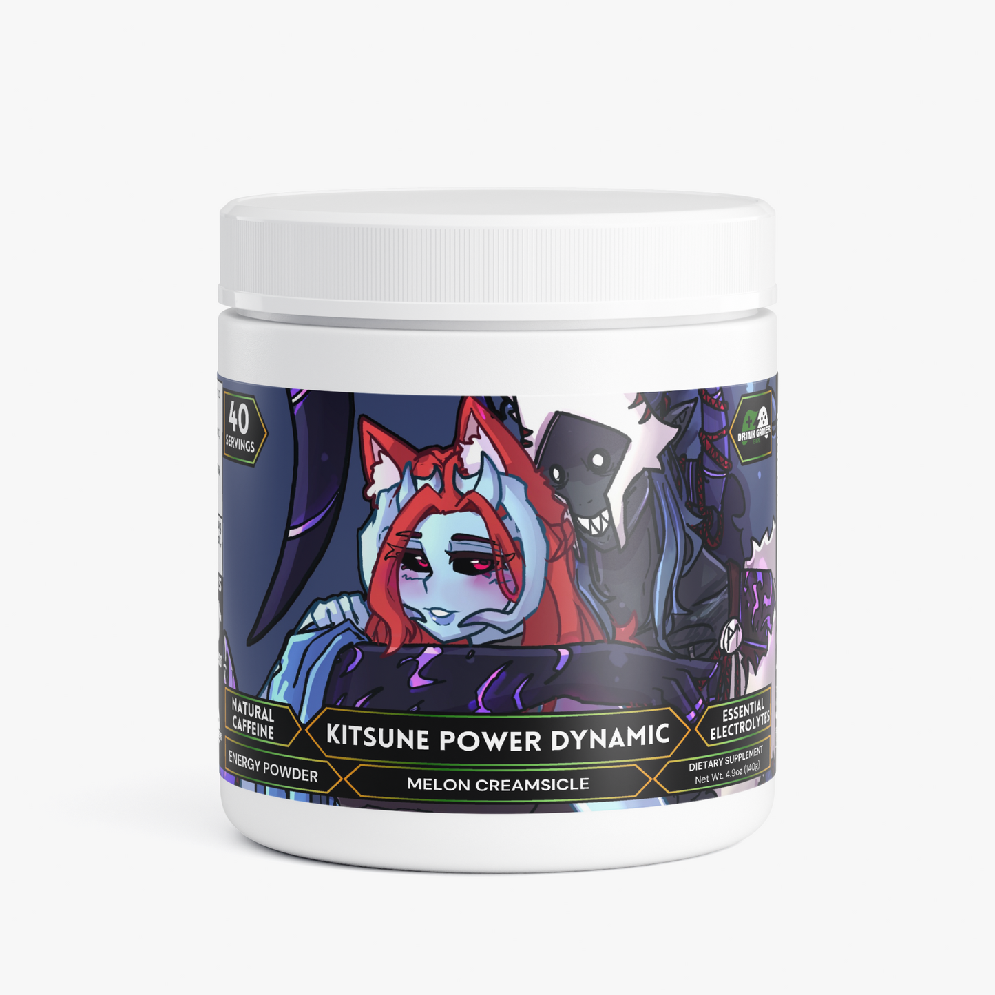 ObsidiankitsuVT - Kitsune Power Dynamic Energy Powder (Melon Creamsicle)